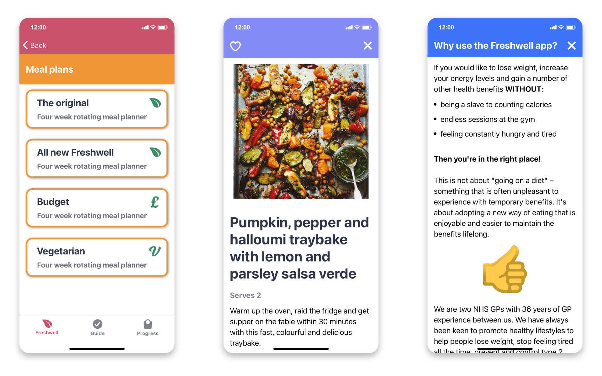 Freshwell low carb project app